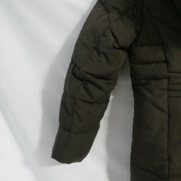 ZARA - Outerwear Collection | size 7 girls | Brown Hooded Puffer Coat - Picture 9 of 14